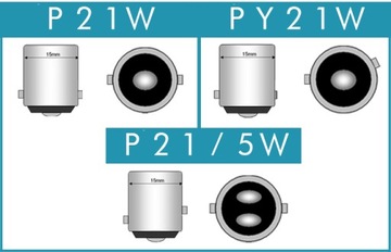 P21W LED COB R5W R10W ДНЕВНОЙ СВЕТ / ПОЛОЖЕНИЯ