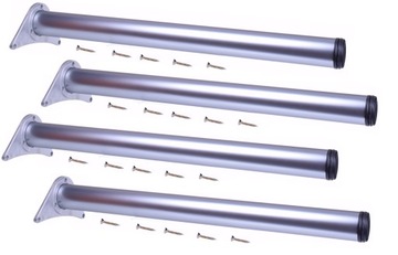NOGA NOGI DO STOŁÓW L710 / Fi60 - ALUMINIUM 4szt.