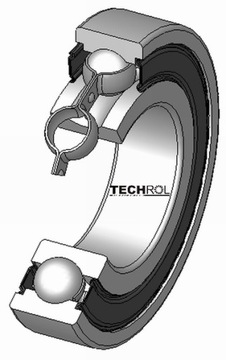 62305 2RS ШАРИКОВЫЙ ПОДШИПНИК 25x62x24 мм F-ra НДС