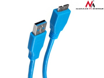 КАБЕЛЬ USB 3.0 A-B MICRO 0,5 м ДЛЯ ВНЕШНЕГО ДИСКА.