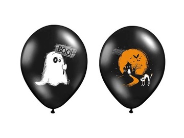 BALONY DUSZEK PASTEL 30CM DUCH HALLOWEEN 50 szt