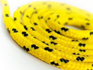 Плетеный полипропиленовый канат морской прочности 12 мм ЖЕЛТЫЙ 20 м