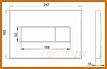 AlcaPLAST Кнопка смыва матовый хром M372 DELFIN