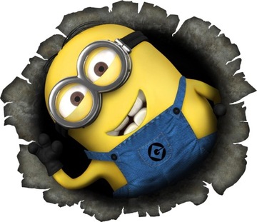 NAKLEJKI NA ŚCIANĘ ścienne MINIONKI dla dzieci 50