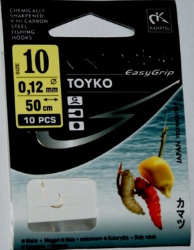 Przypon Toyko nr 10 żyłka 0,12mm kukurydza,biały r