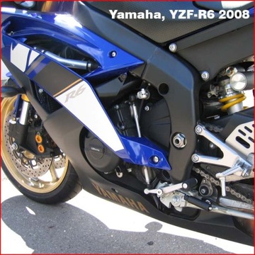 НАБОР ИЗ 3 КРЫШЕК ДВИГАТЕЛЯ YAMAHA R6 2006-2023 гг.