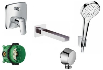 фото ориг. №3, Hansgrohe logis bathtub set з cascade flush mounting