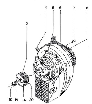 Накладки сцепления WACKER BS60 BS52 BT68 0065246