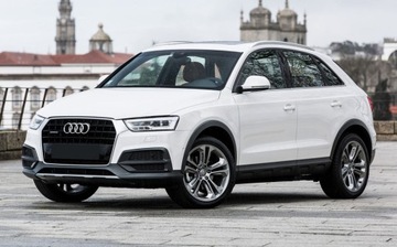 Audi Q3 Карбоновая накладка (полоска) на задний бампер