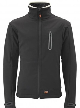 Kurtka grzejąca czarna Soft Shell roz L 30seven
