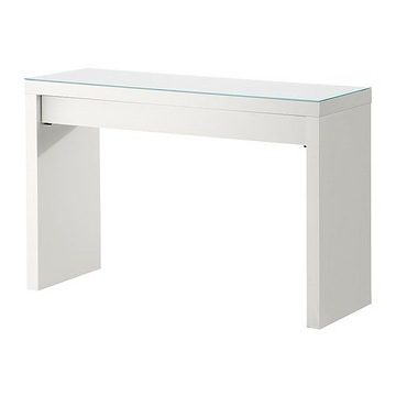 IKEA Malm toaletka biała 120x41 cm szafka stolik