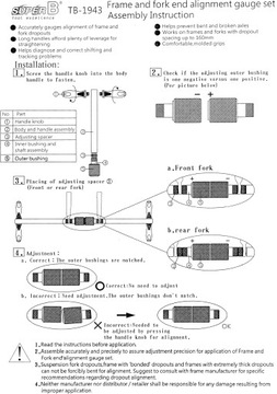 SUPER B TB-1943 ДЛЯ ВЫПРАВКИ ВИЛКИ/РАМЫ