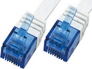 Super biały Płaski flat kabel sieciowy 15m RJ45