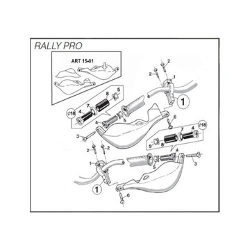 Acerbis Rally Pro Handbary Black Hands