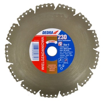 TARCZA DIAMENTOWA UNIWERSALNA DO METALU 125 mm 22