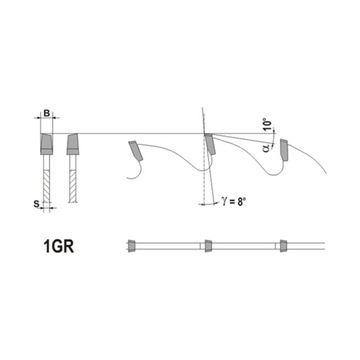 ДИСК ДЛЯ ДЕРЕВА 80X20MM 16Z ​​КОНУСНАЯ РЕЗКА ПИЛА