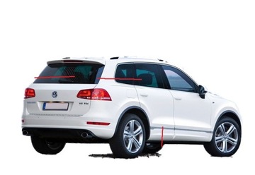 VW TOUAREG 7p четвертина задня Tył зад кузовщина