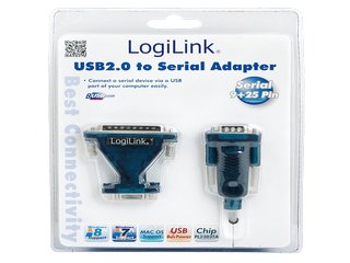 Adapter USB RS232 COM DB9 DB25 pin zgodny z Win10