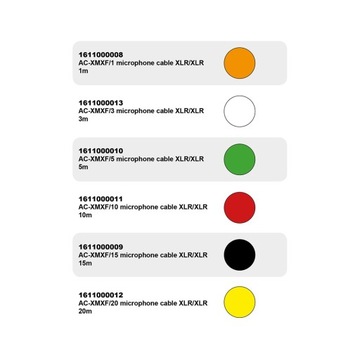 KABEL MIKROFONOWY 5m XLR AccuCable