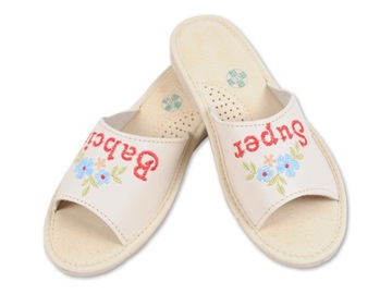 Pantofle Super Babcia prezent na DZIEŃ BABCI nr 41