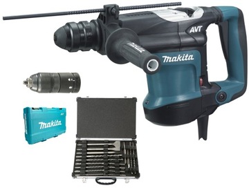 MAKITA MŁOTOWIERTARKA HR3210FCT + DŁUTA I WIERTŁA