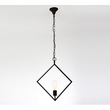 MASEI 1 LAMPA LOFTOWA INDUSTRIALNA BRĄZOWA WISZĄCA