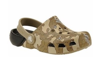 CROCS ELECTRO CAMO MAP KHAKI BLACK C4 20 21 KLAPKI