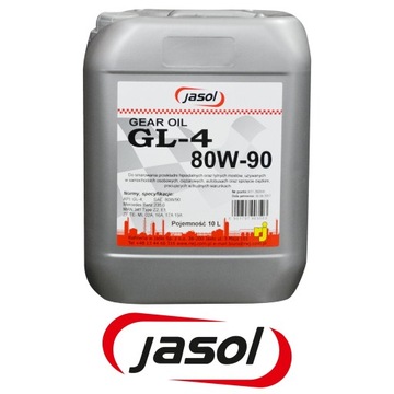 OLEJ PRZEKŁADNIOWY JASOL GL-4 80W90 - - 10 Litrów