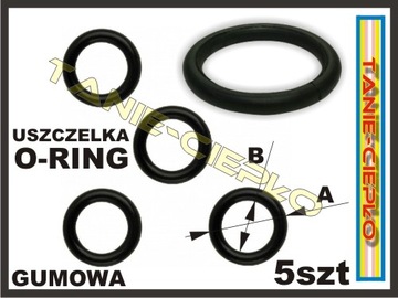 Uszczelka gumowa O-ring oring wylewki 1/2 5szt akc