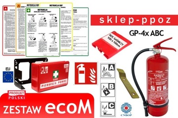 Zestaw BHP & PPOŻ dla firm ecoM