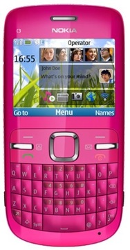TELEFON NOKIA C3-00 RÓŻOWY