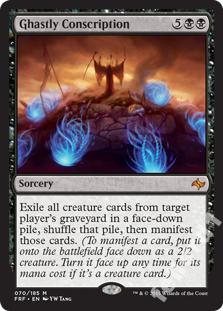 Ghastly Conscription - manifestuje stwory z grobu@