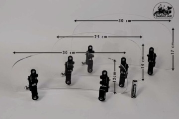 Дефлектор обтекателя лобового стекла DARKOJAK SUZUKI V-STROM