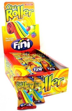 Kwaśne Żelki Fini Roller Owocowe 40 szt