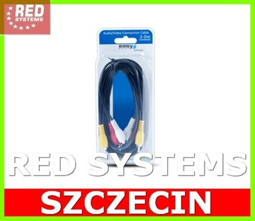 Стереокабель Smart Audio-Video 3 RCA, 3 м