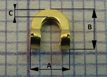 СТЕПУП, размер 6, СТАНДАРТНАЯ ЛАТУНЬ, 10 шт.