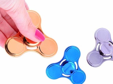 CHS HAND SPINNER METAL FIDGET TRIPLE GYRO PL