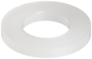 M6 PODKŁADKA PLASTIKOWA BIAŁA POLIAMID PA6 15SZT