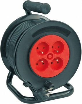 Przedłużacz bębnowy 25m 4-gniazda 3x1,0mm VOREL