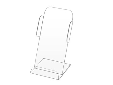 DL 1/3 A4 - STOJAK KIESZEŃ ULOTKI FOLDERY PLEXI 2