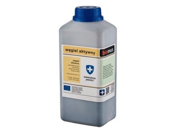 Węgiel Aktywny aktywowany Płatki Czysty 100g BIOMUS