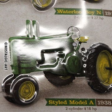 Вывеска JOHN DEERE MODELS, жесть, 30х40