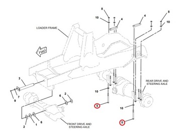 ВИНТ КРЕПЛЕНИЯ ЗАДНЕЙ ОСИ CAT 428E 897990