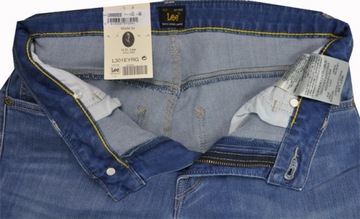 LEE spodnie HIGH WAIST tapered BLUE jeans CAROL _ W27 L33