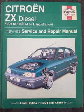 Citroen ZX Haynes SAM NAPRAWIAM + SŁOWNIK