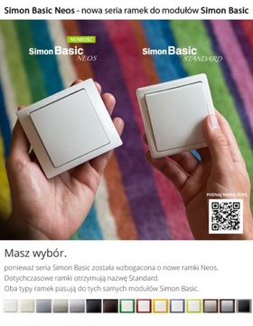 Kontakt-Simon BASIC ZAŚLEPKA Z MOSTKIEM BIAŁA22257