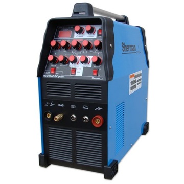 @Spawarka Inwetrtorowa Sherman TIG 210 AC DC pulse 200A Aluminium HF