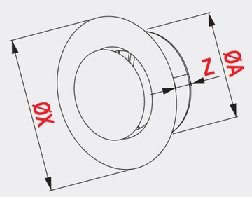ВЕНТИЛЯЦИОННАЯ РЕШЕТКА АНЕМОСТАТ МЕТАЛЛИЧЕСКАЯ ВЫХЛОПНАЯ FI100