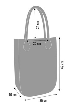 Городская фетровая сумка + набор органайзеров BERTONI Husky