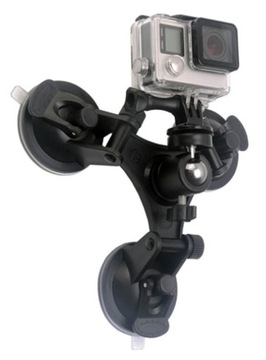 Монтажный держатель TRIPLE SUCTION CUP для стекла GoPro